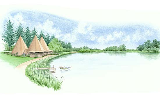 Exceptional at The Lake, Norsted Manor Farm